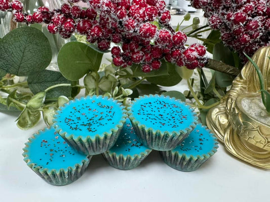 Eco Coco Wax Melt Tart - BLUE CHRISTMAS FRAGRANCE - Nt. Wt. 20g image 0